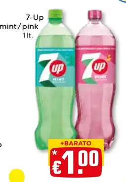 Bolama 7-up mint/pink promoção