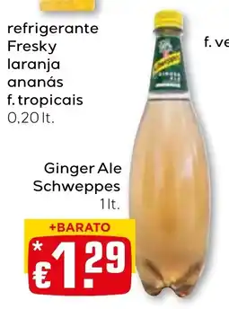 Bolama Ginger Ale Schweppes promoção