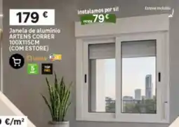 Leroy Merlin Janela de alumínio artens correr promoção