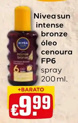 Bolama nivea sun intense bronze óleo cenoura promoção