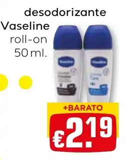 Bolama Vaseline roll-on promoção