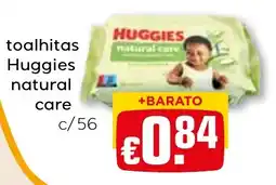 Bolama toalhitas huggies natural care promoção