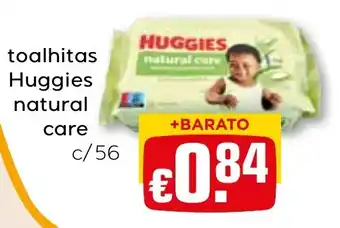 Bolama toalhitas huggies natural care promoção