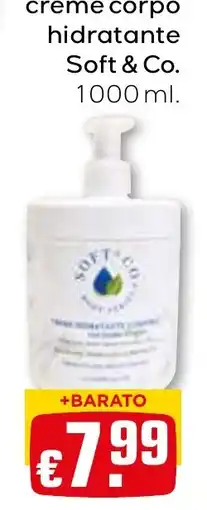 Bolama creme corpo hidratante soft & co. promoção