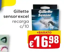 Bolama gillette sensor excel recarga promoção