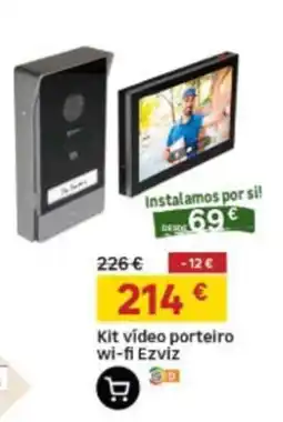 Leroy Merlin Kit vídeo porteiros wi-fi Ezviz promoção