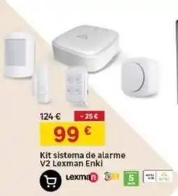 Leroy Merlin Kit sistema de alarme V2 Lexman Enki promoção