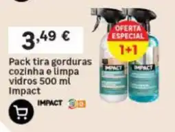 Leroy Merlin Pack tira gorduras cozinha e limpa vidros 500 ml impact promoção