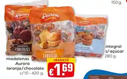 Bolama madalenas aurora laranja/chocolate promoção