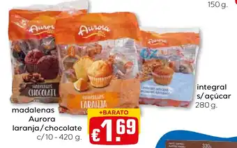 Bolama madalenas aurora laranja/chocolate promoção