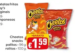 Bolama Cheetos snacks promoção