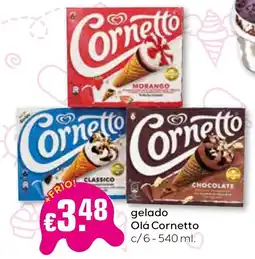 Bolama Olá Cornetto promoção