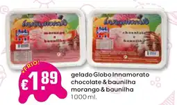 Bolama gelado globo innamorato chocolate & baunilha morango & baunilha promoção