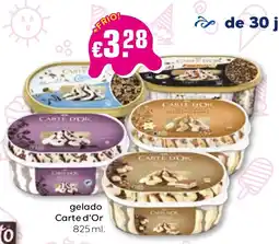 Bolama gelado Carte d'Or promoção