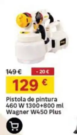 Leroy Merlin Pistola de pintura wagner w450 plus promoção