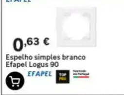 Leroy Merlin Espelho simples branco EfaPel Logus 90 promoção