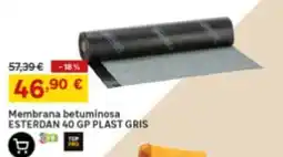 Leroy Merlin Membrana betuminosa esterdan 40 gp plast gris promoção