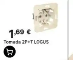 Leroy Merlin Tomada 2P+T Logus promoção