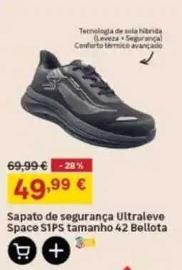 Leroy Merlin Sapato de segurança Ultraleve Space S1PS promoção