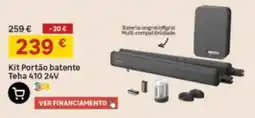 Leroy Merlin Kit Portão batente Teha 410 24V promoção