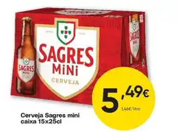 Froiz Cerveja Sagres mini promoção
