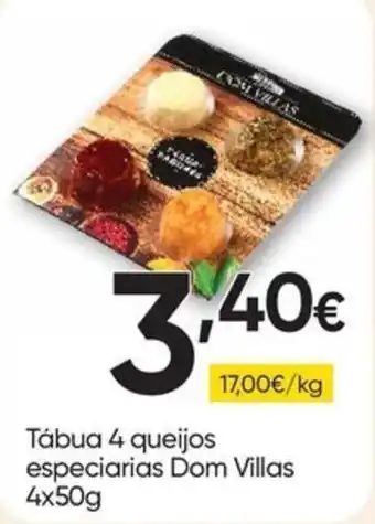 Froiz Tábua 4 queijos especiarias Dom Villas promoção