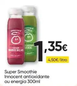 Froiz Super Smoothie Innocent antioxidante ou energia promoção