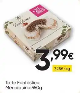 Froiz Tarte Fantástica Menorquina promoção