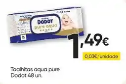 Froiz Toalhitas aqua pure Dodot promoção