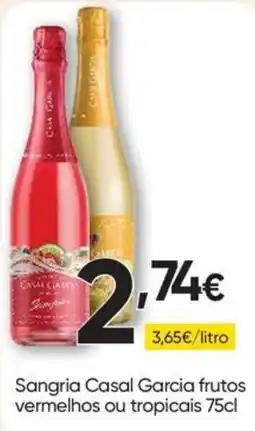 Froiz Sangria Casal Garcia frutos vermelhos ou tropicais promoção