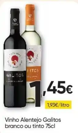 Froiz Vinho Alentejo Galitos branco ou tinto promoção