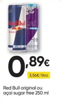 Froiz Red Bull original ou açaí sugar free promoção
