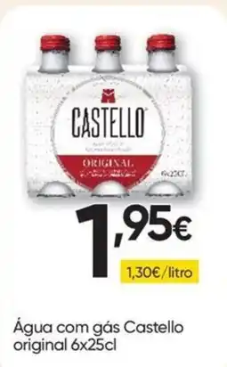 Froiz Água com gás Castello original promoção