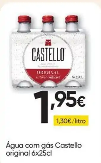 Froiz Água com gás Castello original promoção