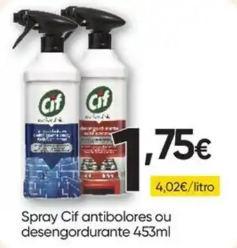 Froiz Spray Cif antibolores ou desengordurante promoção