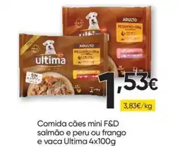 Froiz Comida cães mini f&d salmão e peru ou frango e vaca ultima promoção