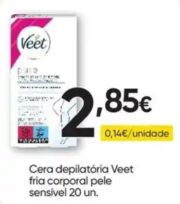 Froiz Cera depilatória Veet fria corporal pele sensível promoção