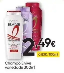 Froiz Champô Elvive variedade 300ml promoção