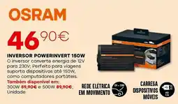 Roady osram inversor powerinvert 150w promoção