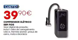Roady Compressor elétrico sem fios promoção