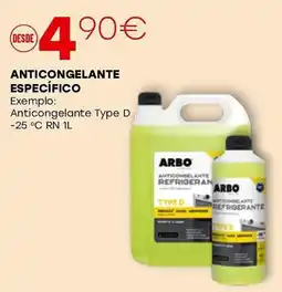 Roady Arbo anticongelante refrigerante type d promoção