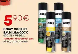 Roady Spray cockpit arbo baunilha/côco promoção