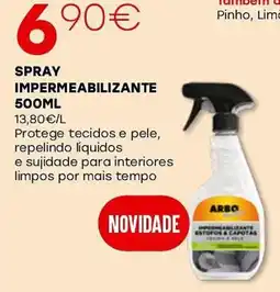 Roady spray impermeabilizante arbo promoção