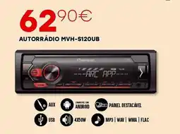 Roady autorradio mvh-s120ub promoção