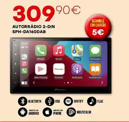 Roady Autorrádio 2-din sph-da160dab promoção