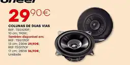 Roady Pioneer colunas de duas vias promoção