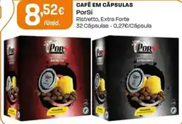Intermarché Café em capsulas porsi promoção