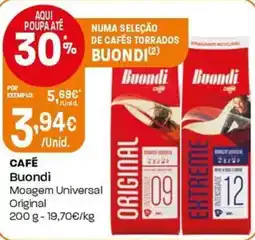 Intermarché Café buondi promoção