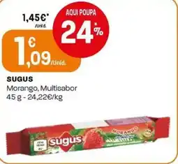 Intermarché Sugus morango, multisabor promoção