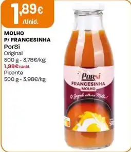 Intermarché Molho p/francesinha porsi promoção